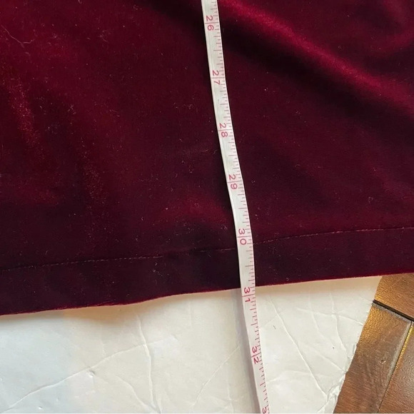 Coldwater Creek burgundy velvet feel blazer, coat. Women’s XL - Picture 6 of 11